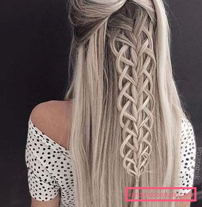 Ажурна французька коса