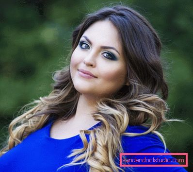 Зачіски для повного круглого особи з подвійним підборіддям