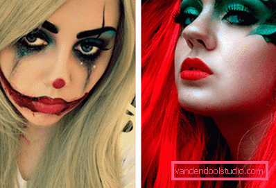 простий halloween make up