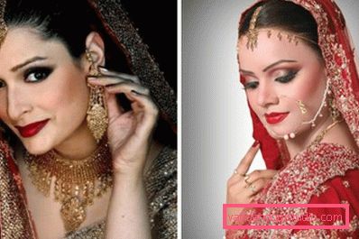 яскравий makeup губ індіанок