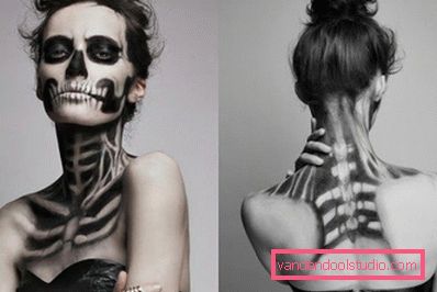 Halloween skeleton face makeup Halloween skeleton face makeup