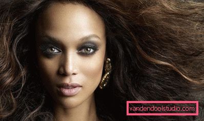 яскравий мейк ап Tyra Banks яскравий мейк ап Tyra Banks