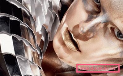 дівчина кольору metallic дівчина кольору metallic