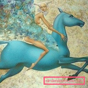 верхом на синьою коні верхом на синьою коні