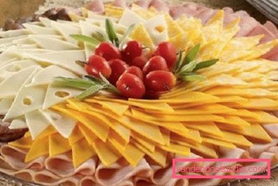 Святкові нарізки на стіл