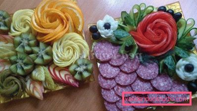 Святкові нарізки на стіл