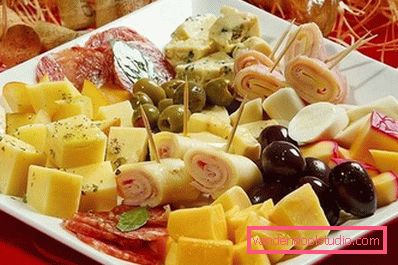 Святкові нарізки на стіл
