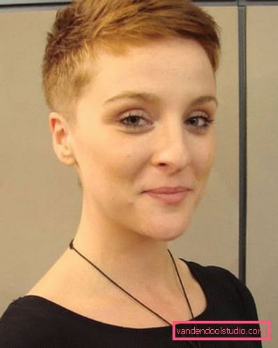 Стрижка Пікс на коротке волосся 2018 - 2019 - фото з усіх боків