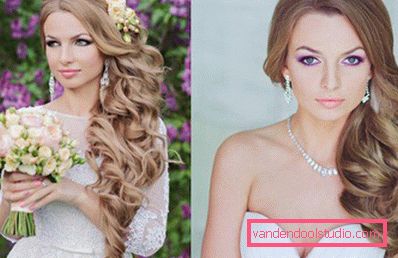 Весільні зачіски на довге волосся - 250 актуальних фотографій