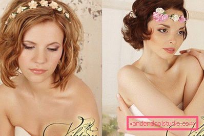 Весільні зачіски на коротке волосся - 100 красивих фото
