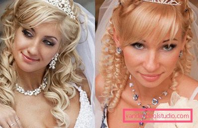 Весільні зачіски з чубчиком