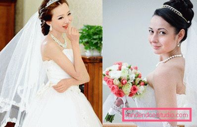 Весільні зачіски з фатою - 100 красивих варіантів