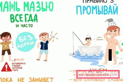 друге і третє правила догляду за татуюванням друге і третє правила догляду за татуюванням