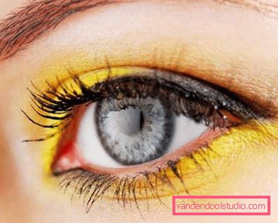 жовтий make-up очей жовтий make-up очей