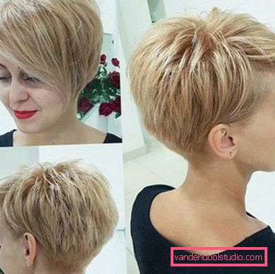 Короткі стрижки з косою чубчиком і коротким потилицею Жіночі стрижки на коротке волосся з різними чубчиками